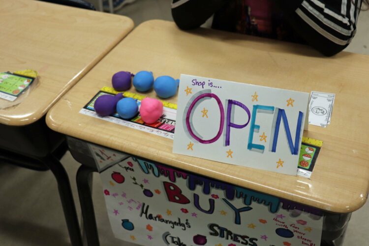 A student's shop is OPEN!
