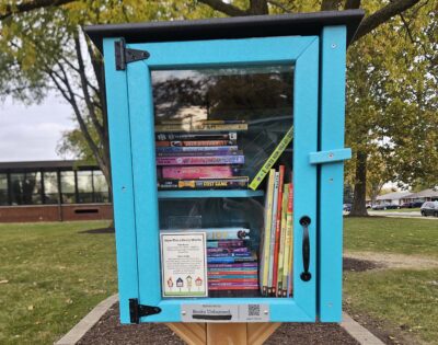 Little Free Library at Hermes
