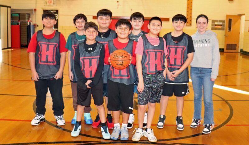 2026 Hermes basketball team coached by Caroline Schmidt.